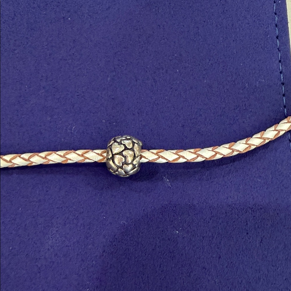 Pandora silver charm hearts